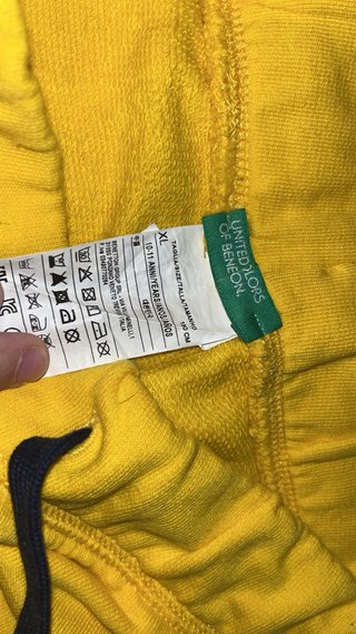 Chándal United Colors of Benetton Amarillo
