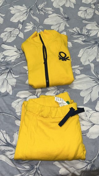 Chándal United Colors of Benetton Amarillo