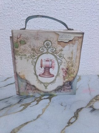 Álbum de scrapbooking vintage