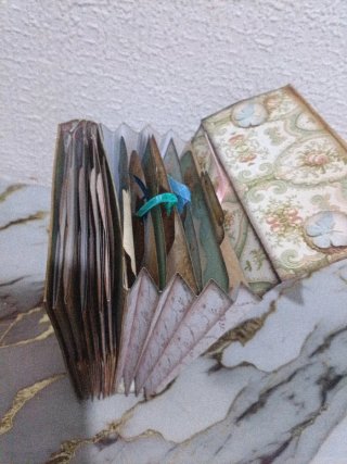 Álbum de scrapbooking vintage
