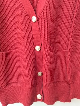 Cárdigan Lefties Burdeos Mujer - Talla M