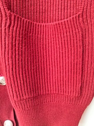 Cárdigan Lefties Burdeos Mujer - Talla M