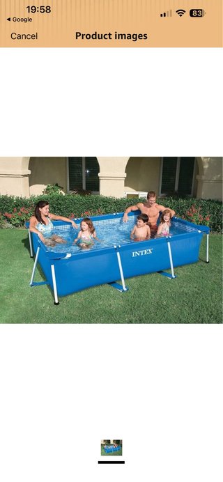 Piscina Intex Estructura Metal 2.20m/1.50m