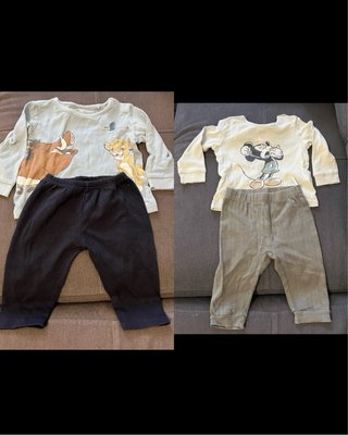 Lote de pijamas niño 6 a 9 meses otoño invierno
