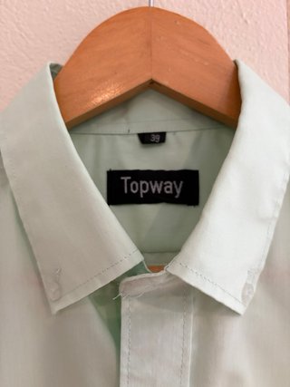 Camisa Topway Verde Menta Talla 39