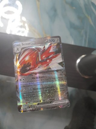 Pokemon Scizor EX Carta Holo