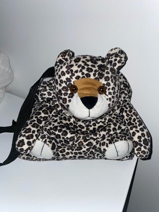 Mochila Peluche Leopardo