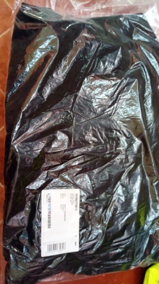 Forro polar negro talla L