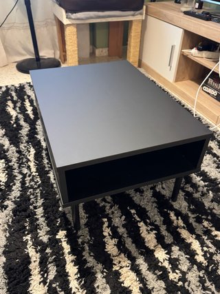 Mesa auxiliar salón negra antracita