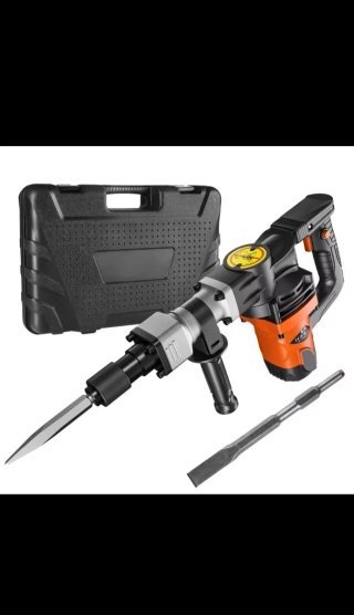 NUEVO! Martillo demoledor 1400W SDS con cinceles
