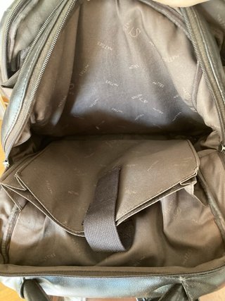 Mochila de piel marrón