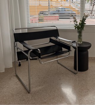 Sillón Wassily Bauhaus Piel y Metal