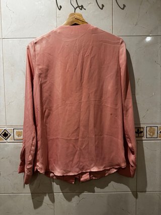 Blusa rosa H&M volantes talla S