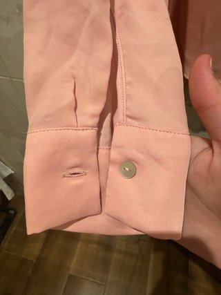 Blusa rosa H&M volantes talla S