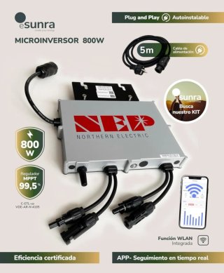 Microinversor NEP BDM800W