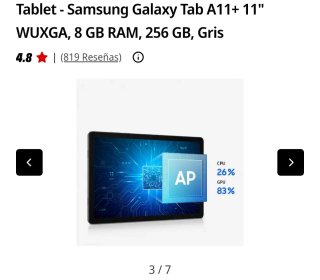 Samsung Galaxy Tab A11+ Wifi 256GB