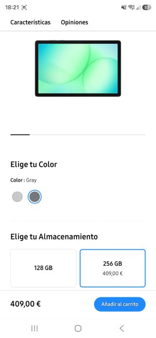 Samsung Galaxy Tab A11+ Wifi 256GB
