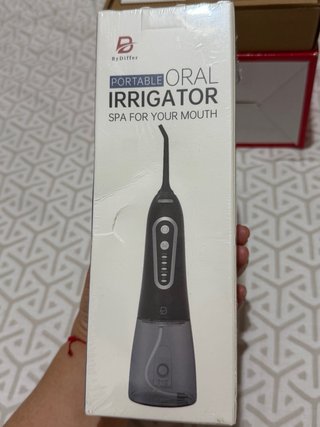 Irrigador Bucal Portátil Bydiffer Negro/Gris