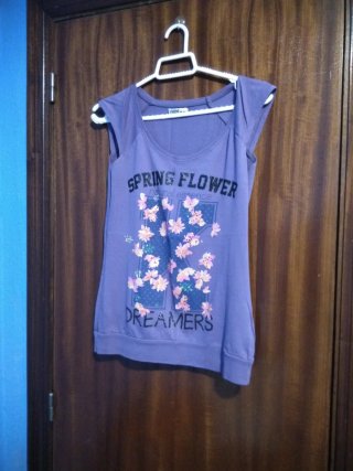 Camiseta tirantes Inside XS flores