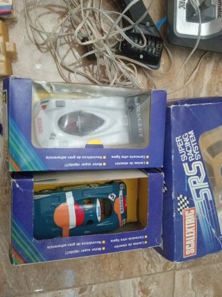 Lote coches Scalextric y carcasas
