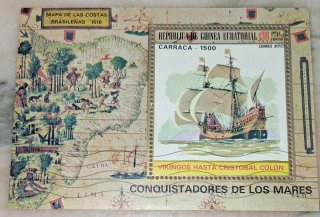 Lote de 7 Sellos Históricos y 1 Billete Antiguo