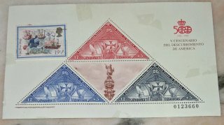 Lote de 7 Sellos Históricos y 1 Billete Antiguo