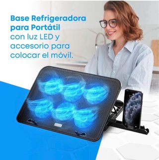 Base Refrigeradora NK Para Portátil Ventiladores