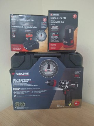 Taladro Parkside 12V Combi Drill 45Nm