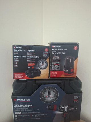 Taladro Parkside 12V Combi Drill 45Nm