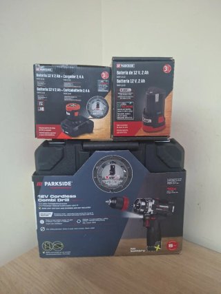 Taladro Parkside 12V Combi Drill 45Nm