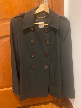 Chaqueta de crepe negra Talla M