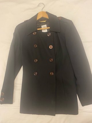 Chaqueta de crepe negra Talla M
