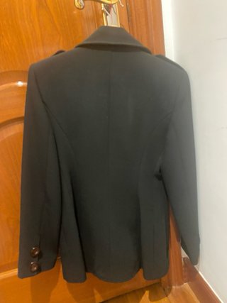 Chaqueta de crepe negra Talla M