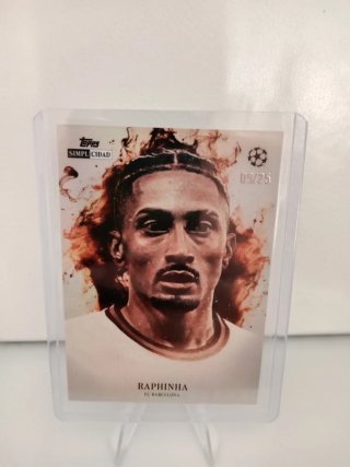 Raphinha FC Barcelona Topps Simplicidad /25 Uefa