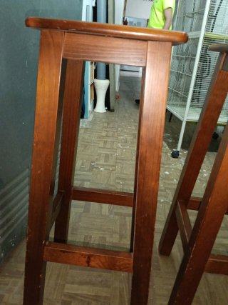 Taburetes de madera 5 unidades