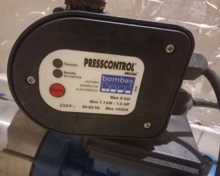 Bomba de agua Presscontrol 1.5 HP