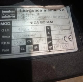 Bomba de agua Presscontrol 1.5 HP