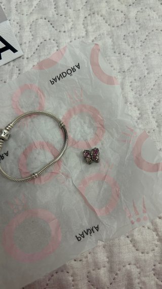 Pulsera Pandora Plata con Charm