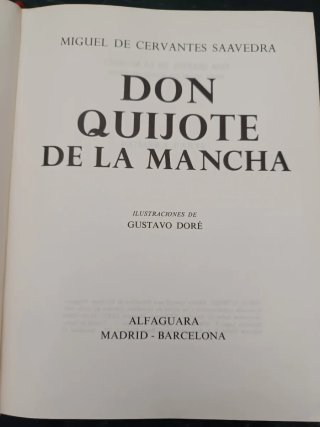Don Quijote de la Mancha.