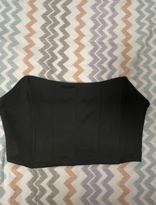 Crop top negro
