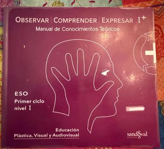 Libro de 1º de ESO de Plástica, muy buen estado