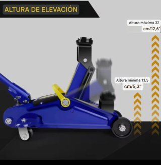 A ESTRENAR!Gato hidráulico 2 toneladas perfil bajo