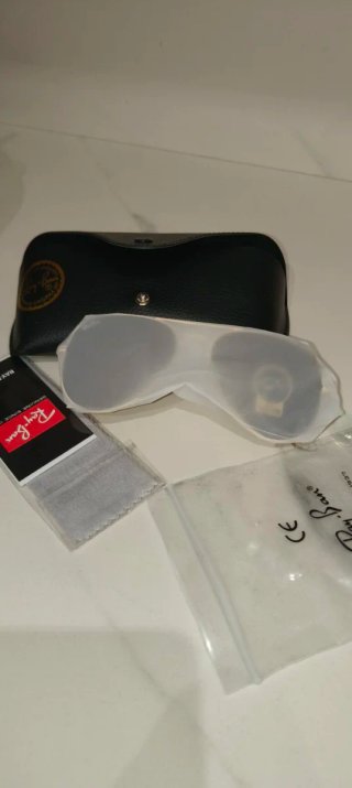 Gafas de sol Ray-Bán Aviator doradas/verdes