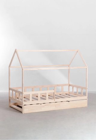 Cama nido casita madera