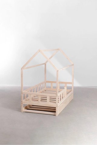 Cama nido casita madera