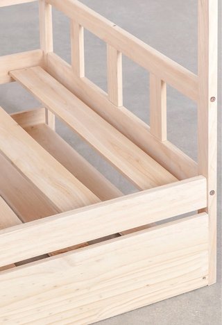 Cama nido casita madera