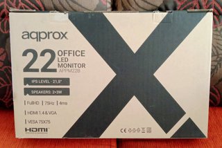 Monitor Approx 22 LED Full HD HDMI IPS