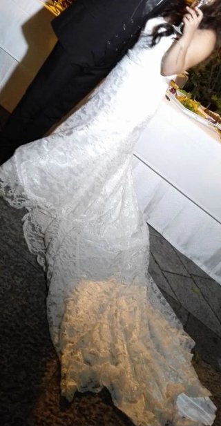 Abito da sposa pizzo Impero Couture