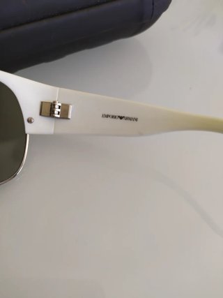 Gafas de Sol Pantalla Blanca y Negra