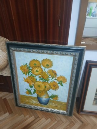 Cuadro de Flores Amarillas